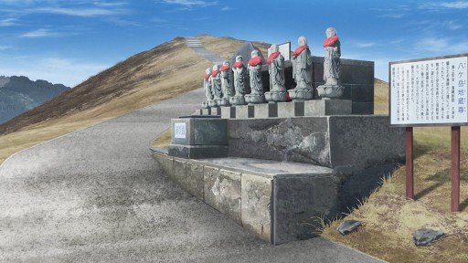 Mountain road Jizo in the final episode